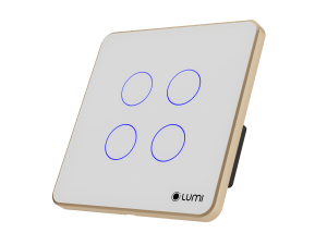 Công tắc thông minh Luto kính phẳng | vuông